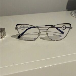 Michael Kors Silver Cat-Eye Glasses